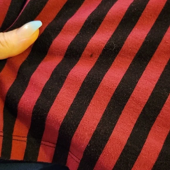 💙STRIPPED & MESH DRESS - Picture 5 of 7